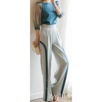 Blue Casual Suit for Ladies